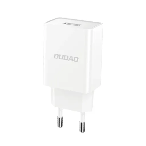 Dudao A4EU USB-A 2.1A hálózati töltő adapter - fehér