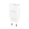 Dudao A4EU USB-A 2.1A hálózati töltő adapter - fehér + USB-A - Lightning kábel - 0. kép