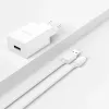 Dudao A4EU USB-A 2.1A hálózati töltő adapter - fehér + USB-A - Lightning kábel - 2. kép