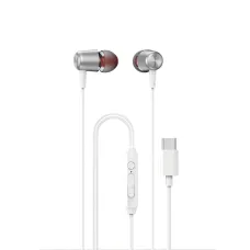 Dudao X1PROT in-ear vezetékes USB-C fülhallgató 1.2 m - fehér