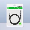 Ugreen kábel USB C - mini jack 3.5mm 1m szürke (AV143) - 3. kép