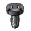 Acefast autós töltő 66W 2x USB / USB Type C, PPS, Power Delivery, Quick Charge 4.0, AFC, FCP, SCP fekete (B9) - 0. kép