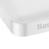 Baseus Bipow gyors töltésű power bank 10000mAh 20W fehér (Overseas Edition) + USB-A - Micro USB kábel 0.25m fehér (PPBD050502) - 3. kép