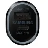 Samsung autós töltő 2 x USB 25W fekete (EP-L4020NBEGEU) - 2. kép