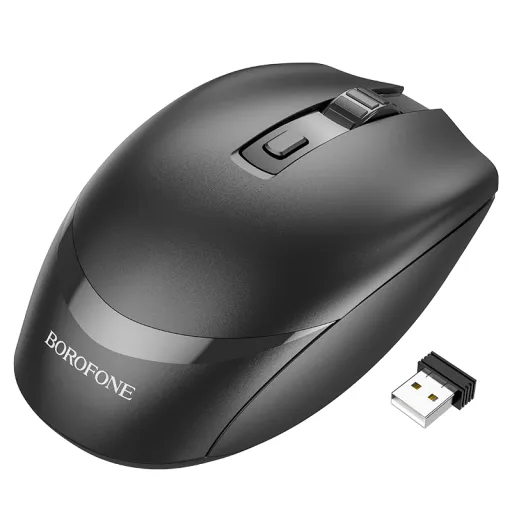 Borofone számítógépes egér BG7 Platinum wireless fekete