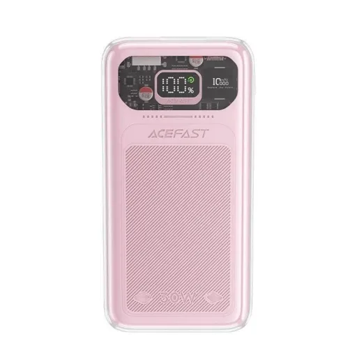 Acefast powerbank 10000mAh Sparkling Series gyors töltés 30W rózsaszín (M1)