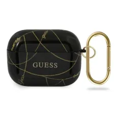 Guess GUACAPTPUCHBK AirPods Pro tok black/black Gold Chain Collection