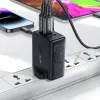 Acefast töltő GaN 65W 3 portos (1xUSB, 2xUSB C PD) UK csatlakozó fekete (A44) - 2. kép