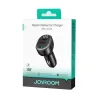 Joyroom JR-CCD04 30W 2x USB-C USB-A autós töltő kijelzővel - fekete - 3. kép