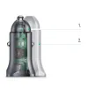 Ugreen autós töltő USB Type C / USB 24W Power Delivery Quick Charge szürke (30780) - 0. kép