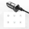 Ugreen autós töltő USB Type C / USB 24W Power Delivery Quick Charge szürke (30780) - 1. kép