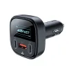 Acefast autós töltő 101W 2x USB Type C / USB, PPS, Power Delivery, Quick Charge 4.0, AFC, FCP fekete (B5) - 1. kép