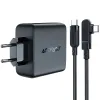 Acefast gyorstöltő GaN 3xUSB-C/1xUSB-A 100W fekete + szögletes USB-C - USB-C 100W 2m fekete - 0. kép