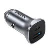 Ugreen gyors autós töltő USB-A / USB-C 30W PD PPS szürke (CD130) - 4. kép