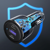 Ugreen autós töltő 2x USB Type C / 1x USB 69W 5A Power Delivery Quick Charge fekete (20467) - 4. kép