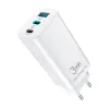 3MK HyperCharger 65W 2xUSB-C + 1xUSB-A töltő GAN, PD + QC - 0. kép