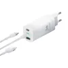 3MK HyperCharger 65W 2xUSB-C + 1xUSB-A töltő GAN, PD + QC - 1. kép