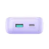 Joyroom JR-PBC06 mini powerbank beépített USB-C / Lightning kábelekkel 30W 10000mAh - lila - 2. kép