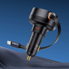 Baseus Enjoyment Pro USB-C (anya) / Lightning (apa) 60W autós töltő - fekete - 0. kép