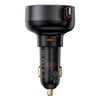 Baseus Enjoyment Pro USB-C (anya) / Lightning (apa) 60W autós töltő - fekete - 3. kép