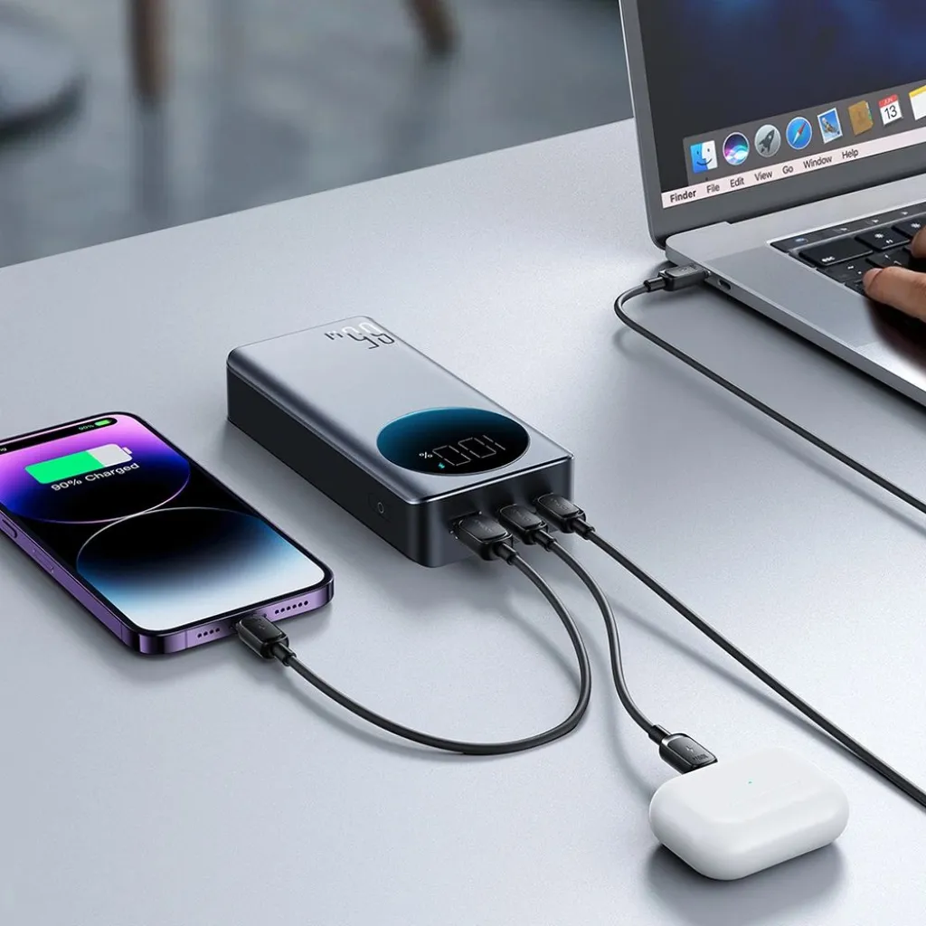 Joyroom powerbank 65W 20000mAH fekete (JR-PBF04) - 11