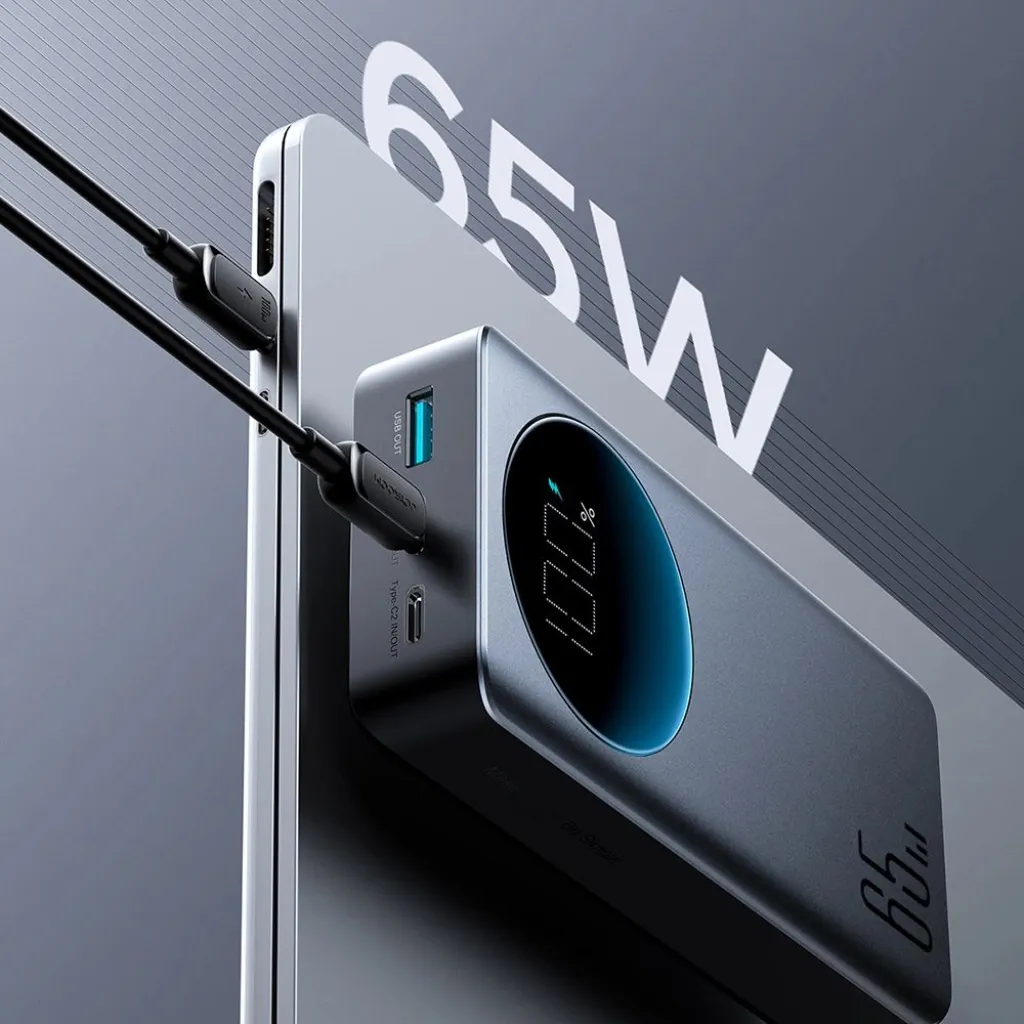 Joyroom powerbank 65W 20000mAH fekete (JR-PBF04) - 18