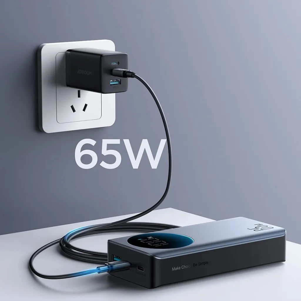 Joyroom powerbank 65W 20000mAH fekete (JR-PBF04) - 9