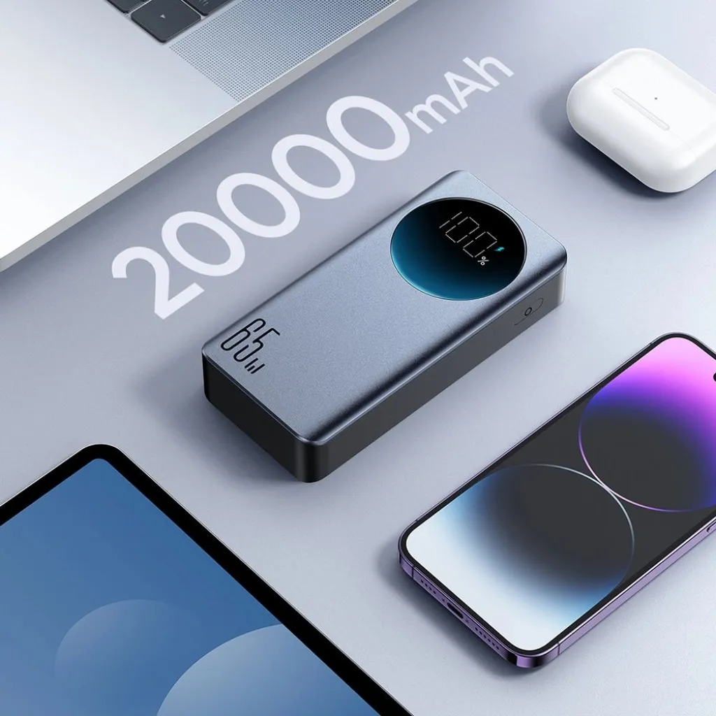 Joyroom powerbank 65W 20000mAH fekete (JR-PBF04) - 10