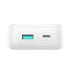 Joyroom JR-PBC07 20000mAh 30W mini powerbank beépített USB-C és Lightning kábelekkel - fehér - 3. kép