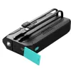 Joyroom JR-L018 22.5W 20000mAh Powerbank beépített USB-C / Lightning kábelekkel - fekete - 0. kép