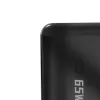 Dudao K65 20000mAh 65W Powerbank 1x USB-C 2x USB-A kijelzővel - fekete - 1. kép