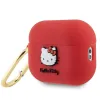 Hello Kitty szilikon 3D macskafej tok az AirPods Pro 2 (2022/2023) - fukszia - 1. kép