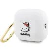 Hello Kitty Szilikon 3D Kitty Fej AirPods Pro 2 tok (2022/2023) - fehér - 1. kép