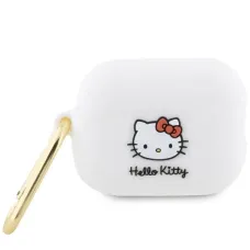 Hello Kitty Szilikon 3D Kitty Fej AirPods Pro 2 tok (2022/2023) - fehér