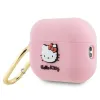 Hello Kitty Szilikon 3D Kitty Fej tok AirPods Pro 2 (2022/2023) - rózsaszín - 1. kép