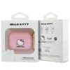 Hello Kitty Szilikon 3D Kitty Fej tok az AirPods Pro-hoz - rózsaszín - 1. kép