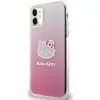 Hello Kitty IML Gradient Elektrop Kitty Fejes tok iPhone 11 Rózsaszín - 0. kép