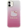 Hello Kitty IML Gradient Elektrop Kitty Fejes tok iPhone 11 Rózsaszín - 1. kép