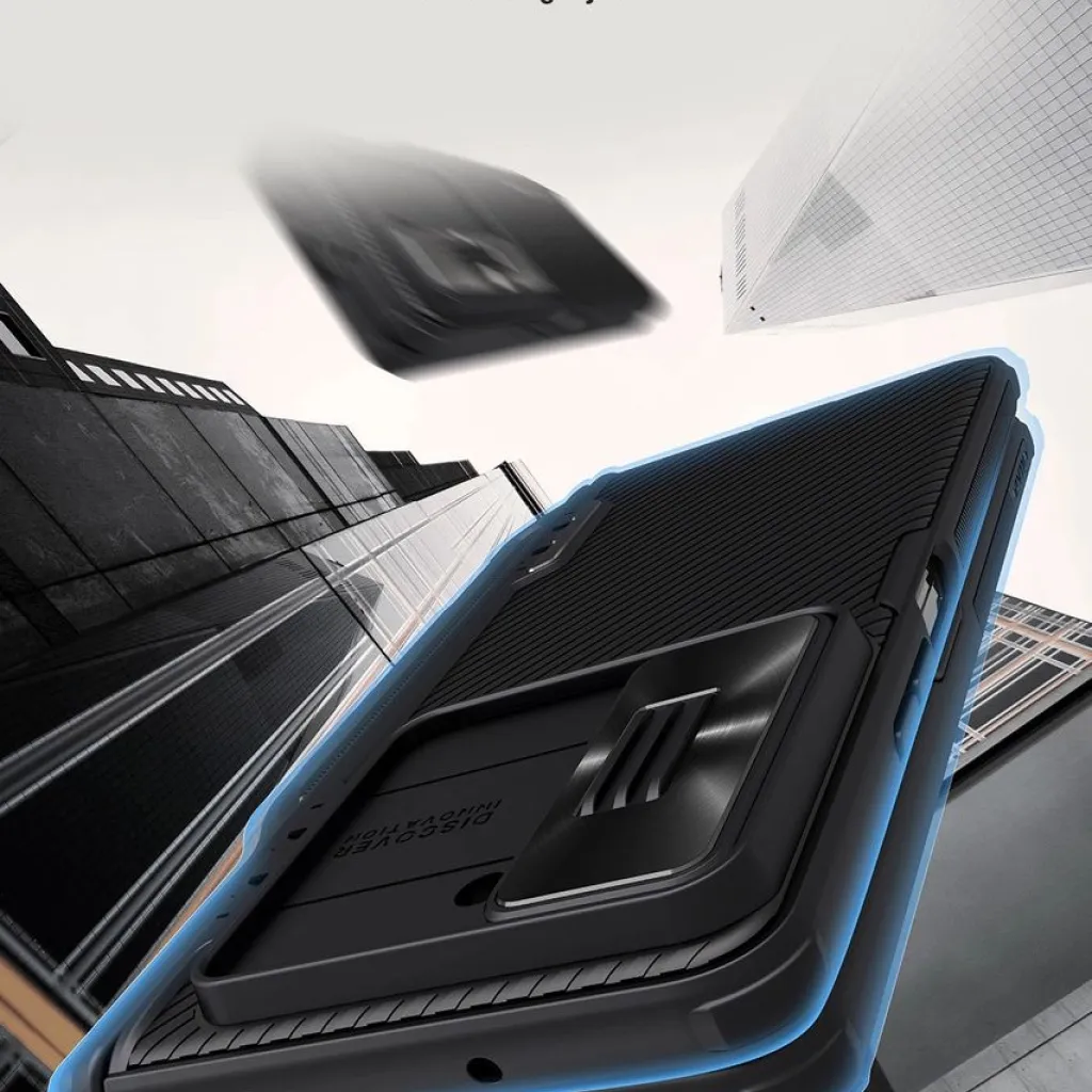 Nillkin CamShield Fold tok Samsung Galaxy Z Fold 5-höz stylus tartóval - fekete - 9