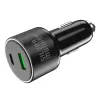 Silver Monkey SMA014 100W autós töltő 1xUSB-C PD 1xUSB-A QC 3.0 - fekete - 0. kép