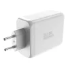 Silver Monkey SMA154 200W GaN töltő 3xUSB-C PD USB-A QC 3.0 - fehér - 2. kép