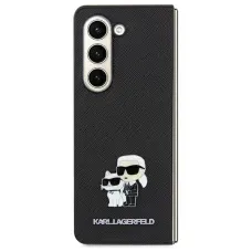 Eredeti KARL LAGERFELD fliptok Saffiano Karl&Choupette Pin KLHCSA35SAKCNPK Samsung Galaxy A35 fekete tok