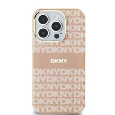 Eredeti DKNY kemény tok IML Mono & Stripe MagSafe DKHMP14SHRHSEP iPhone 14 rózsaszín tok