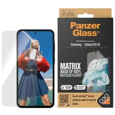 PanzerGlass Matrix Ultra-Wide Fit üvegfólia pozicionálóval Samsung Galaxy A35 5G-hez