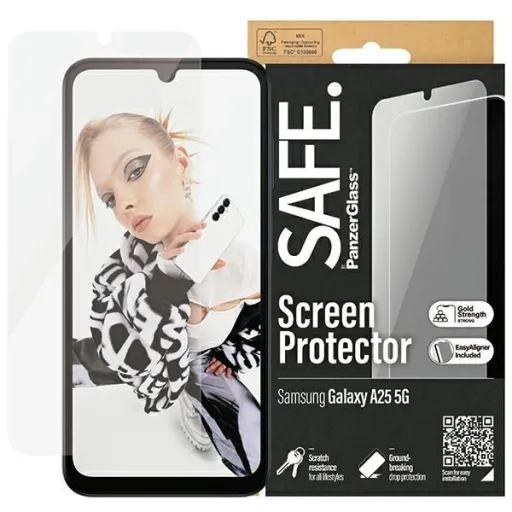 SAFE by PanzerGlass Ultra-Wide Fit üvegfólia Samsung Galaxy A25 5G-hez