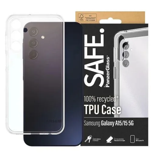 SAFE by PanzerGlass tok Samsung Galaxy A15 / A15 5G - átlátszó