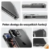 PanzerGlass HardCase D3O-val és katonai minősítéssel iPhone 15 Pro Max-hoz - átlátszó tok - 1. kép