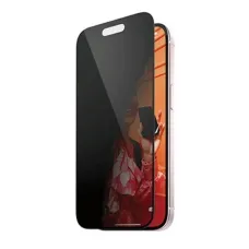 PanzerGlass Ultra-Wide Fit Privacy Edzett Üvegfólia Pozicionálóval iPhone 15 Pro-hoz