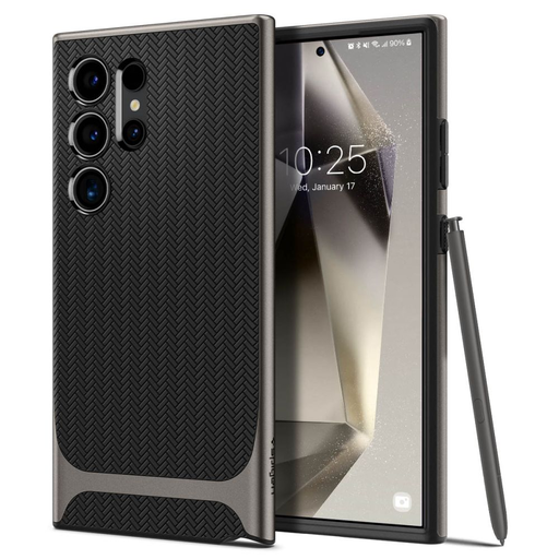 Spigen Neo Hybrid tok Samsung Galaxy S24 Ultra - metál szürke Spigen Neo Hybrid tok Samsung Galaxy S24 Ultra - metál szürke