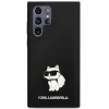 Karl Lagerfeld Silicone Choupette tok Samsung Galaxy S24 Ultra - fekete - 0. kép